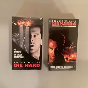 Lot of 2 Die Hard VHSs
